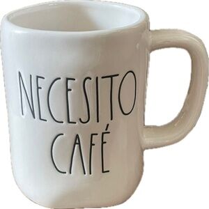 Rae Dunn Spanish NECESITO CAFE Mug